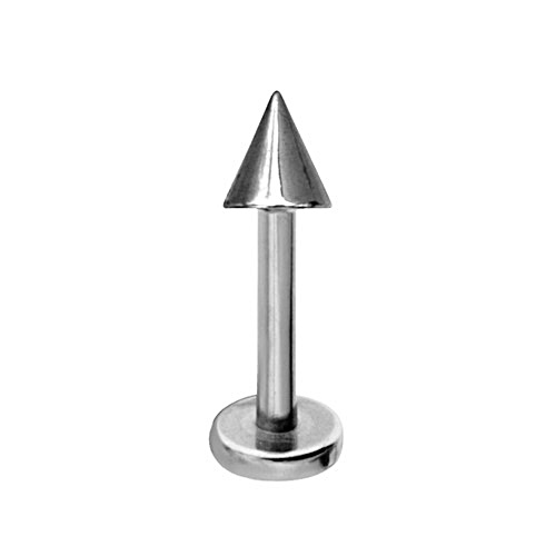 Piercing Labret Básico Spike Aço 316L